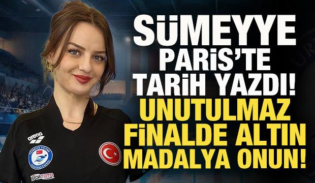 S&uuml;meyye Boyacı Paris&rsquo;te tarih yazdı! Unutulmaz finalde altın madalyayı kaptı