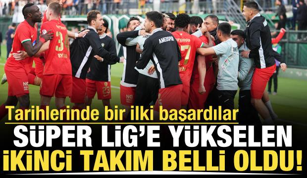 S&uuml;per Lig'e y&uuml;kselen ikinci takım belli oldu!