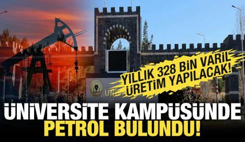 Üniversite kampüsünde petrol bulundu! 6 kuyu açılacak