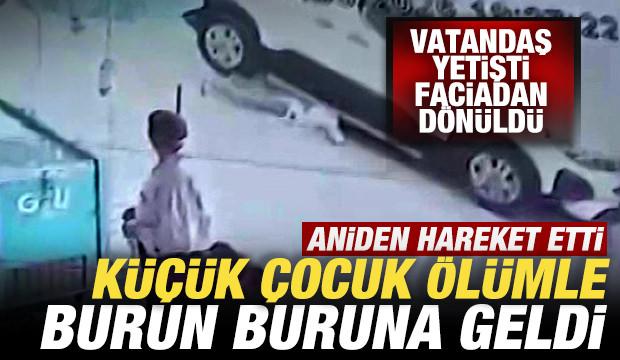 Vatandaş yetişti, faciadan dönüldü! Küçük çocuk ölümle burun buruna geldi