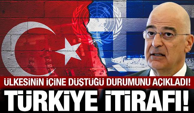 Yunan bakandan Türkiye itirafı: Ülkesinin içine düştüğü durumu açıkladı