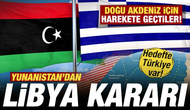 Yunanistan'dan Libya kararı! Doğu Akdeniz için harekete geçtiler! Hedefte Türkiye var