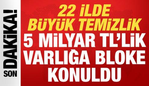 22 ilde dev operasyon: Organize suç örgütlerine darbe