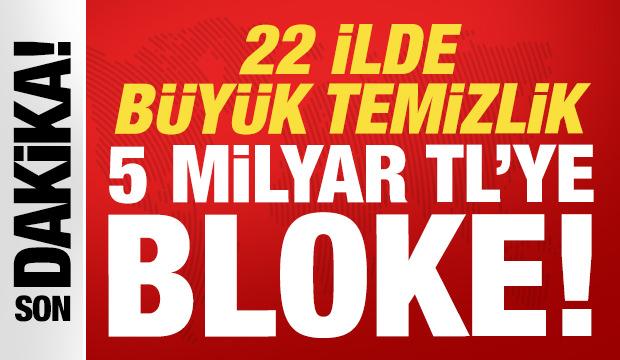 22 ilde dev operasyon: Organize suç örgütlerine darbe