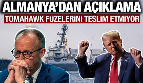 Almanya'dan Trump açıklaması: Tomahawk füzelerini teslim etmiyor