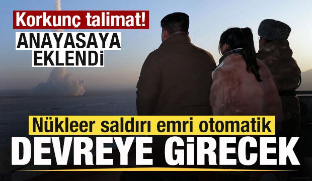 Anayasaya eklendi! Öldürülürse nükleer saldırı otomatik devreye girecek
