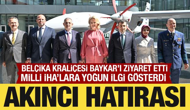 Belçika Kraliçesi Mathilde, Baykar'ı ziyaret etti