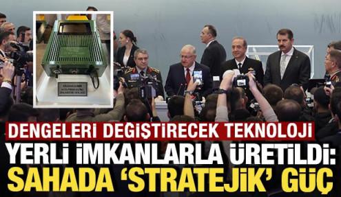 Dengeleri değiştirecek teknoloji: Yerli imkanlarla üretildi, sahada stratejik güç