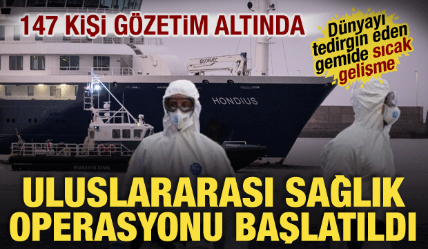 Hantavirüslü gemi limana yanaştı! 147 kişi için uluslararası sağlık operasyonu başlatıldı