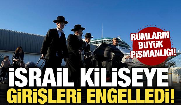 İsrail kiliseye girişleri engelledi! Rumların büyük pişmanlığı