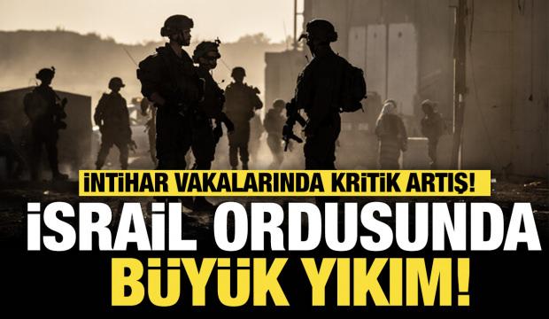 İsrail ordusunda b&uuml;y&uuml;k yıkım! İntihar vakalarında kritik artış!