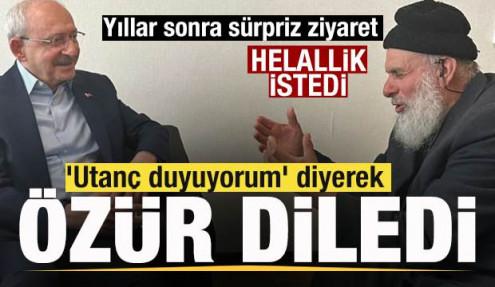 Kılıçdaroğlu'na sürpriz ziyaret! 'Utanç duyuyorum' diyerek özür diledi