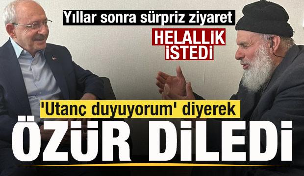 Kılıçdaroğlu'na sürpriz ziyaret! 'Utanç duyuyorum' diyerek özür diledi