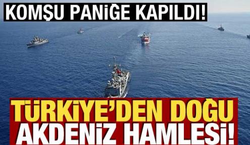 Komşu paniğe kapıldı! Türkiye'den Doğu Akdeniz hamlesi