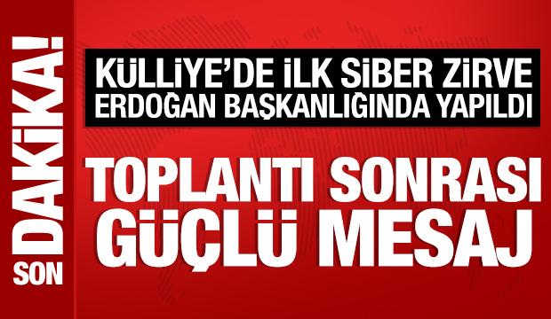 Külliye'de ilk siber zirve: Toplantı sonrası açıklama yapıldı