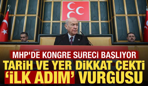 MHP'de kongre süreci başlıyor: İlk durak ve tarih dikkat çekti