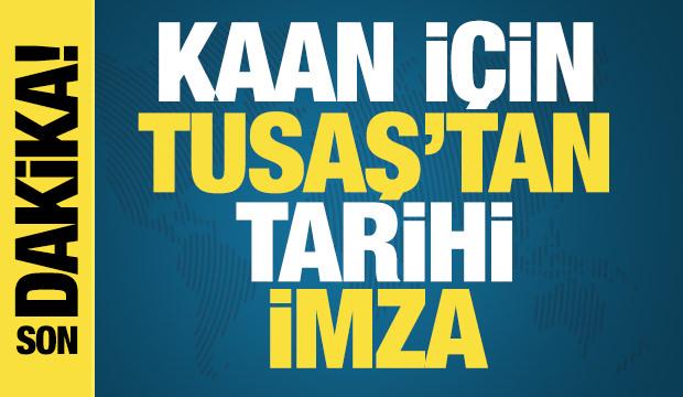 Milli Muharip Uçak KAAN için imzalara atıldı