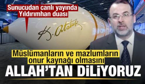 Mısırlı sunucu: Yıldırımhan'ın Müslümanların onur kaynağı olmasını Allah’tan diliyoruz