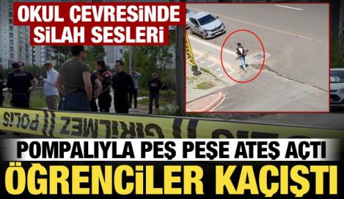 Okul bölgesinde silah sesleri! Peş peşe ateş edildi, öğrenciler panikledi