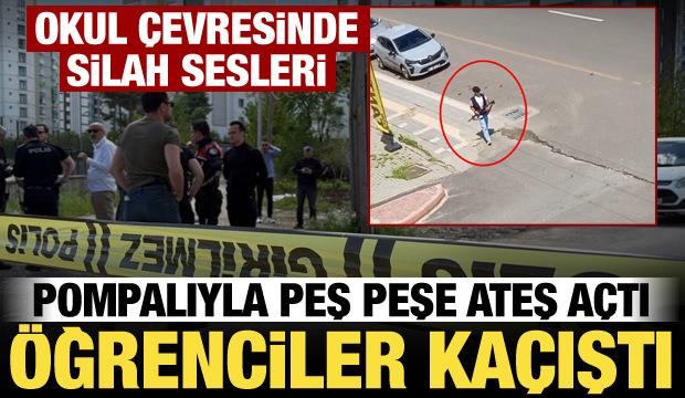 Okul bölgesinde silah sesleri! Peş peşe ateş edildi, öğrenciler panikledi