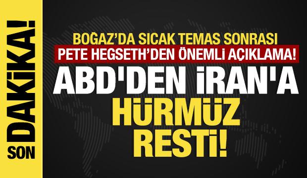 Pentagon'da İran alarmı: Hürmüz’deki sıcak temas sonrası gözler ABD’de