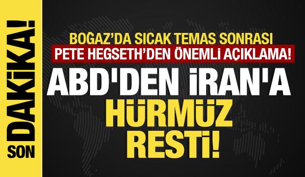 Pentagon'da İran alarmı: H&uuml;rm&uuml;z&rsquo;deki sıcak temas sonrası g&ouml;zler ABD&rsquo;de