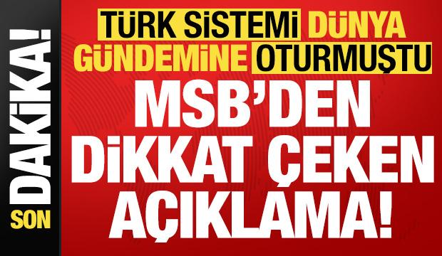 Son dakika: YILDIRIMHAN dünya gündemine oturmuştu! MSB'den dikkat çeken açıklama geldi...
