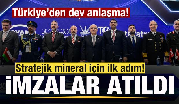Stratejik mineral için ilk adım! İmzalar atıldı! Türkiye'den dev anlaşma!