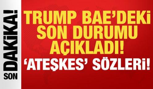 Trump'tan İran'a çok sert tepki: Yeryüzünden sileriz