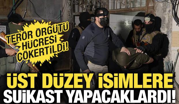 &Uuml;st d&uuml;zey isimlere suikast hazırlığındaydılar! Ter&ouml;r &ouml;rg&uuml;t&uuml; h&uuml;cresi &ccedil;&ouml;kertildi
