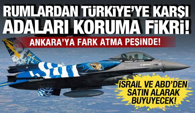 Yunanistan'dan T&uuml;rkiye'ye karşı adaları koruma fikri! Savaş u&ccedil;aklarına ilişkin hamle
