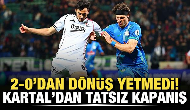 2-0'dan dönüş yetmedi! Kartal'tan tatsız kapanış