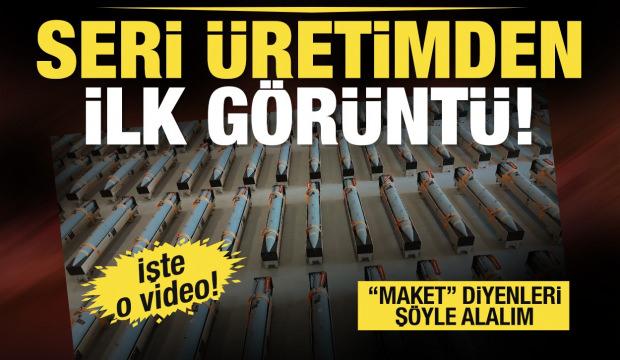 ASELSAN 'ın y&uuml;ksek hassasiyetli milli m&uuml;himmat TOLUN'un seri &uuml;retim g&ouml;r&uuml;nt&uuml;leri paylaşıldı