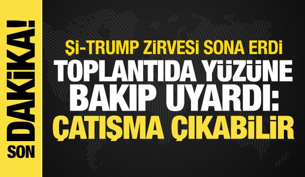 ABD ve Çin liderleri bir araya geldi! Trump ve Şi'den açıklama