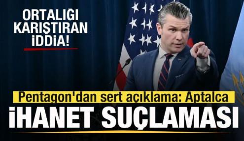 ABD'de ortalığı karıştıran iddia! Pentagon'dan sert açıklama! İhanet suçlaması