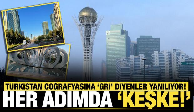 Astana’da caddelerde yürürken “ah” dedim, başka bir şey gelmedi elimden