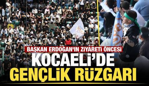 Başkan Erdoğan'ın ziyareti öncesi Kocaeli'de gençlik rüzgarı