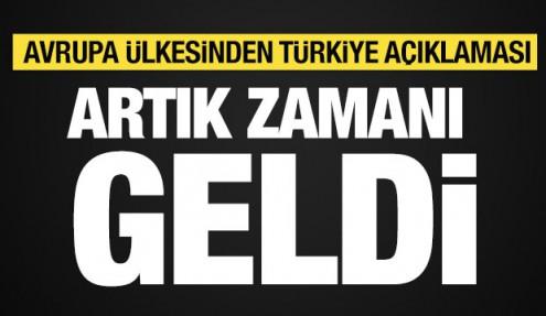 Belçika'dan Türkiye açıklaması: Artık zamanı geldi