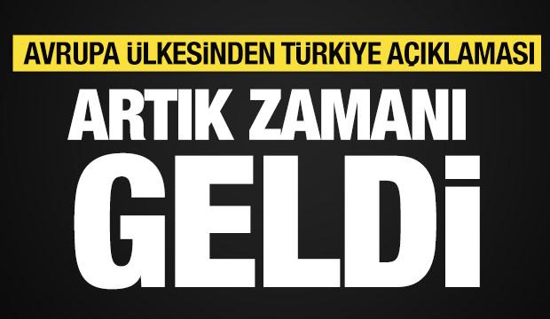 Belçika'dan Türkiye açıklaması: Artık zamanı geldi