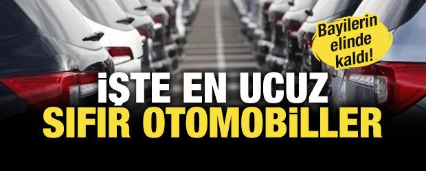 Ellerinde kaldı: İşte en ucuz sıfır otomobiller!