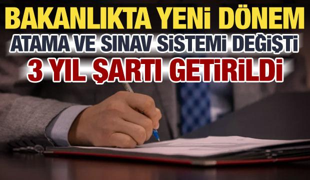 İçişleri’nde yeni dönem: Görev süresi ve sınav sistemi değişti, 3 yıl şartı getirildi