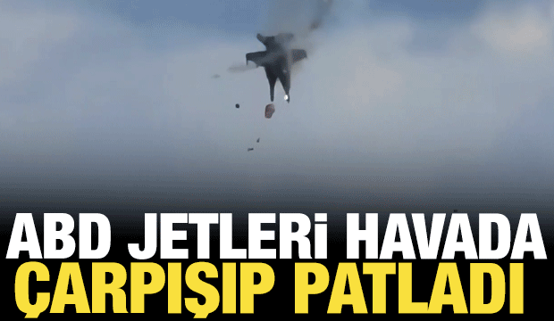 İran gerilimi artarken ABD'ye b&uuml;y&uuml;k şok: Jetler havada &ccedil;arpışıp patladı