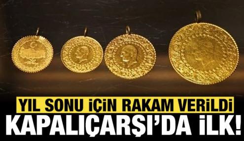 Kapalıçarşı’da ilk kez böylesi görüldü: Yatırımcıya yıl sonu için rakam verdi!