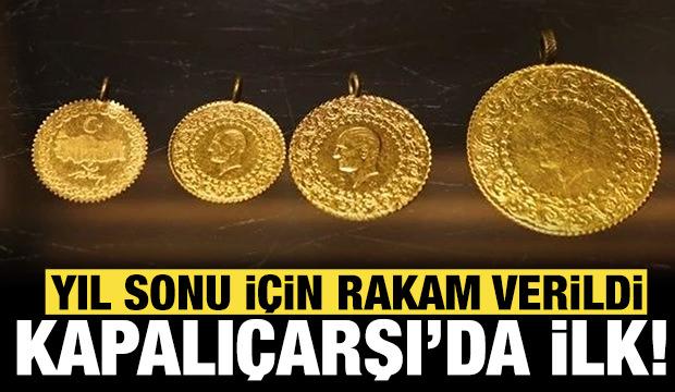 Kapalıçarşı’da ilk kez böylesi görüldü: Yatırımcıya yıl sonu için rakam verdi!