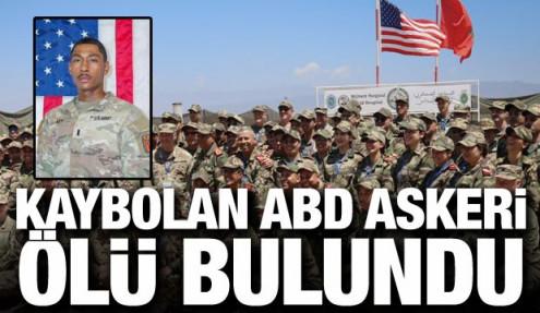 Kaybolan ABD askerinin cansız bedenine ulaşıldı