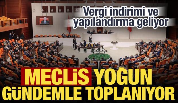 Meclis’te ekonomi trafiği hızlandı! Vergi indirimi ve 72 ay ödeme geliyor