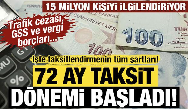 Meclis'ten geçen torba teklifle 15 milyon vatandaşa 72 ay taksit geliyor