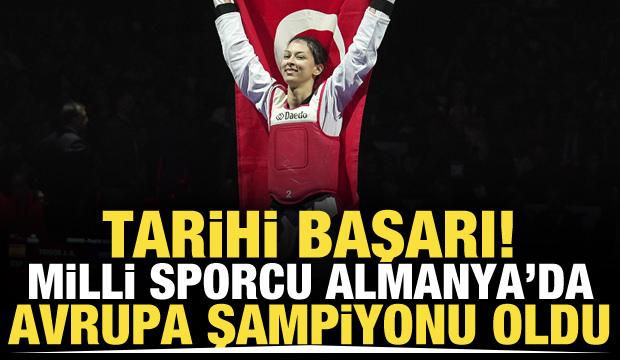 Milli sporcudan Avrupa Şampiyonası'nda altın madalya!