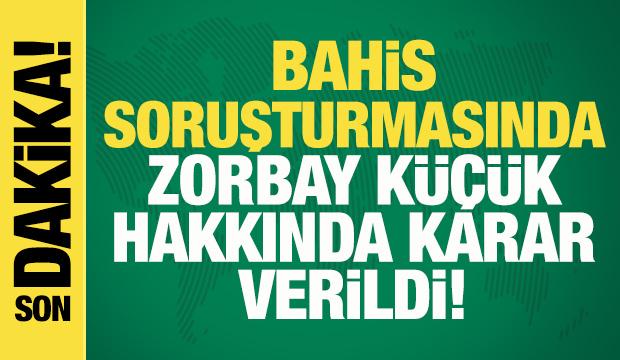 PFDK hakem Zorbay Küçük için bahis soruşturmasında kararını verdi!