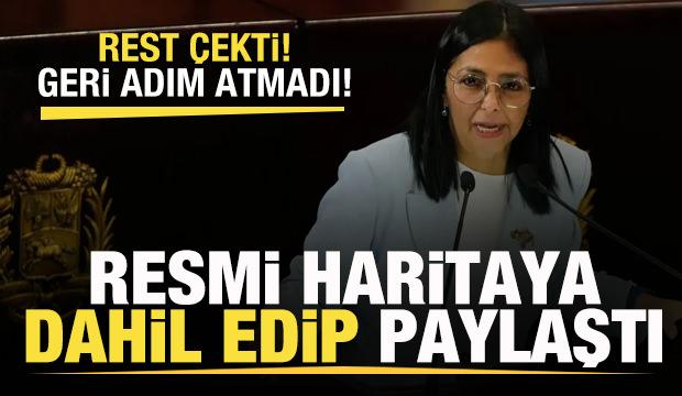 Rest çekti! Tartışmalı bölgeyi resmi haritaya dahil edip paylaştı! 